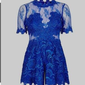 Venus Floral Lace Romper